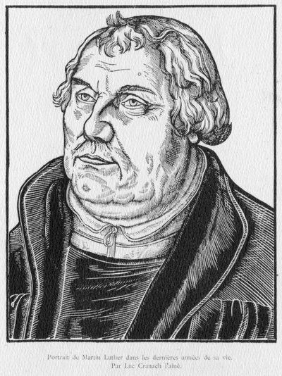 Martín Lutero de Lucas Cranach the Elder